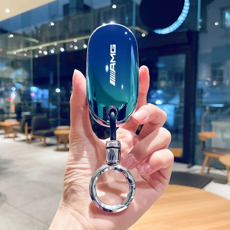 奔驰c260l钥匙套e300l车glc300l扣c200l女glc260 eqe S级壳2024款