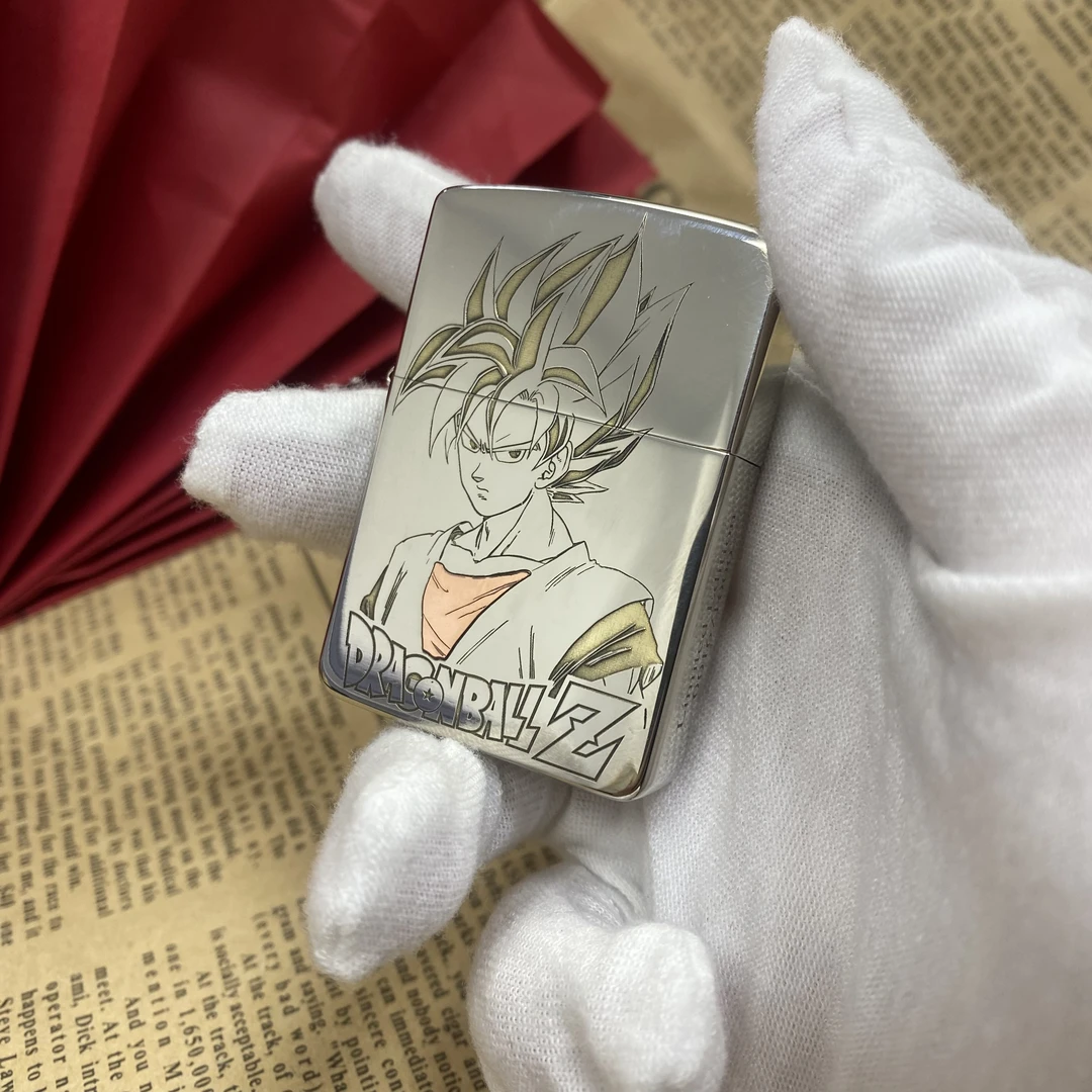 ZORRO佐罗910巴雷特双色镶嵌七龙珠煤油打火机悟空限量纪念盘玩