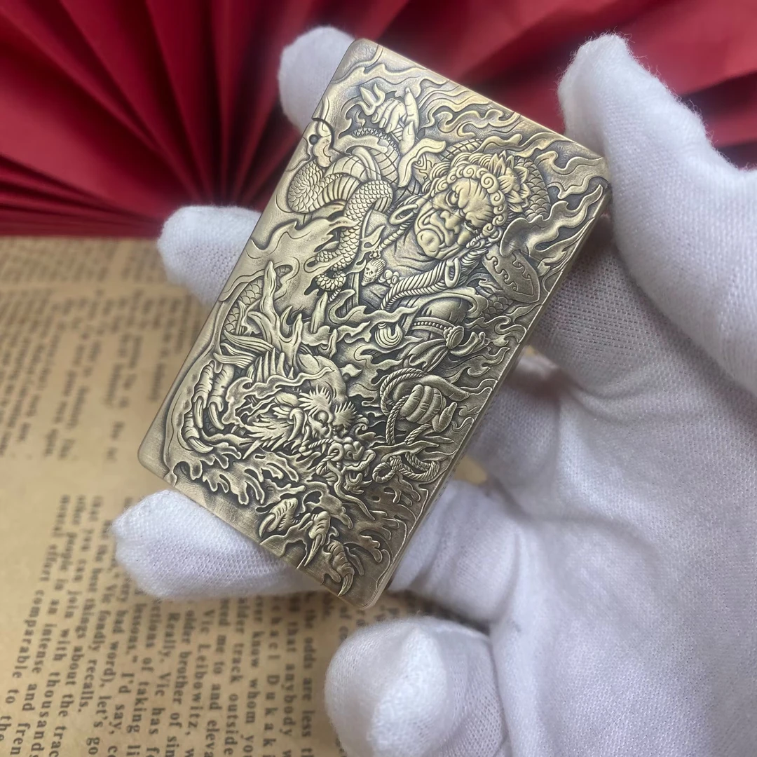 ZORRO佐罗巴雷特799镶嵌不动明王打火机超薄朗声盘玩密封升级限量