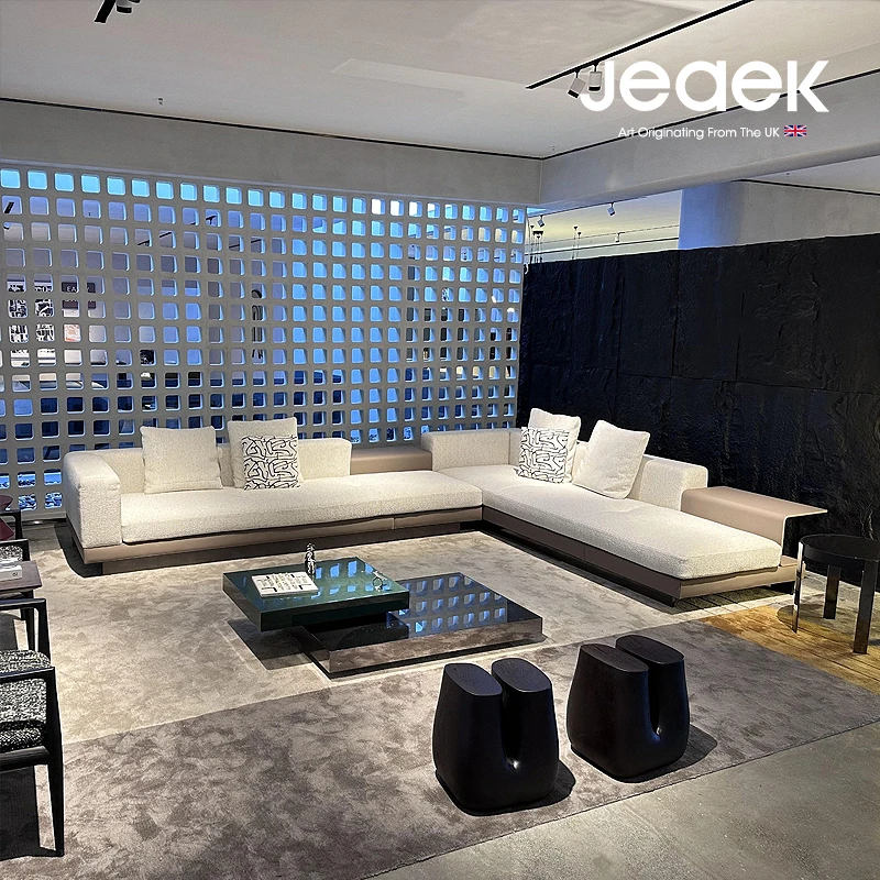 〖Jeaek高定 康纳利沙发〗棉麻别墅意式高端大户型布艺沙发客厅沙发