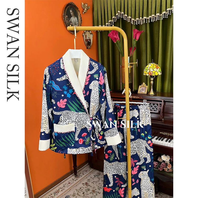 【遥望星河丨顶奢线】冬季新款加绒女士可外穿气质时尚家居服