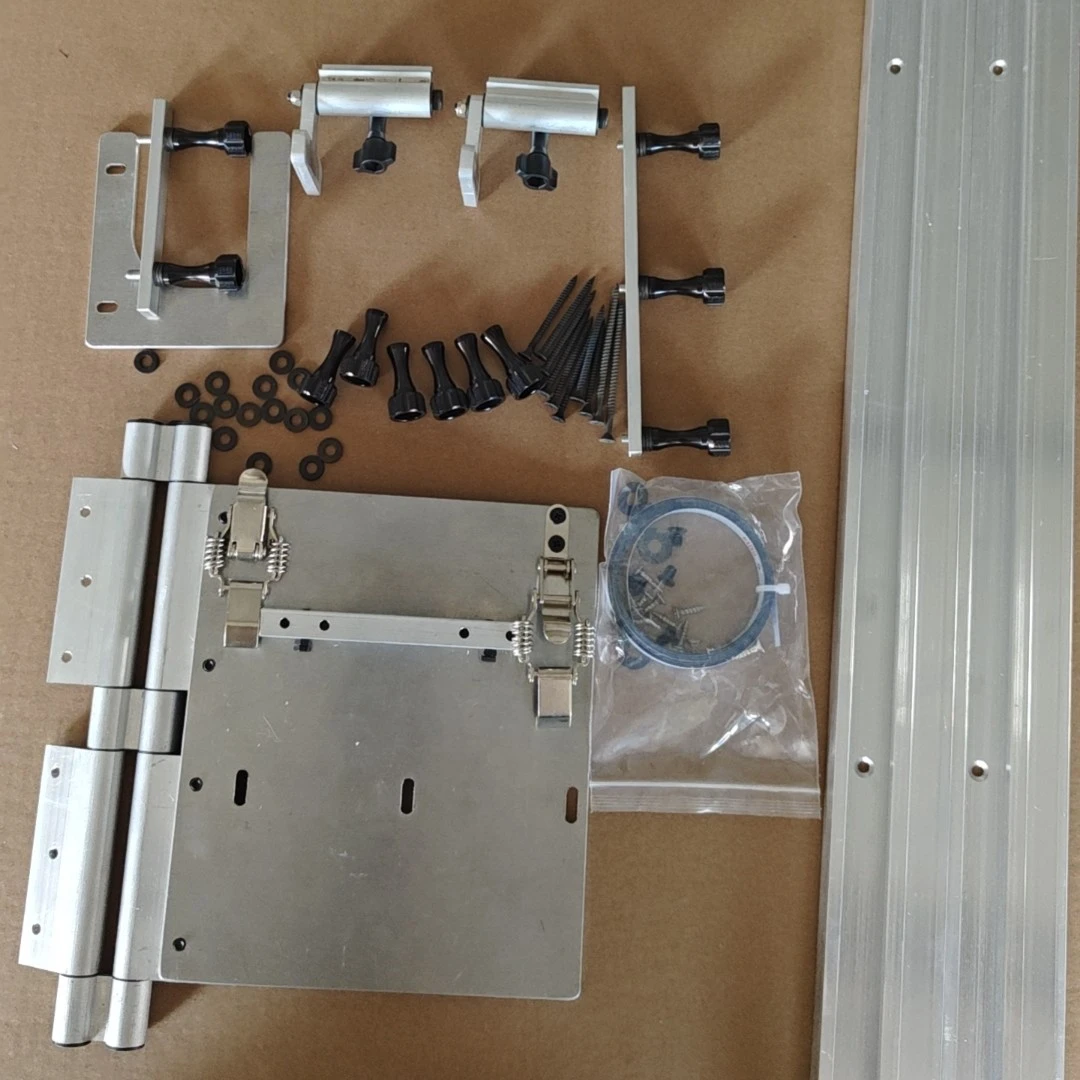 木工工具新发明轨道锯翻转合页轨道锯连接件改装件轨道锯辅助工具
