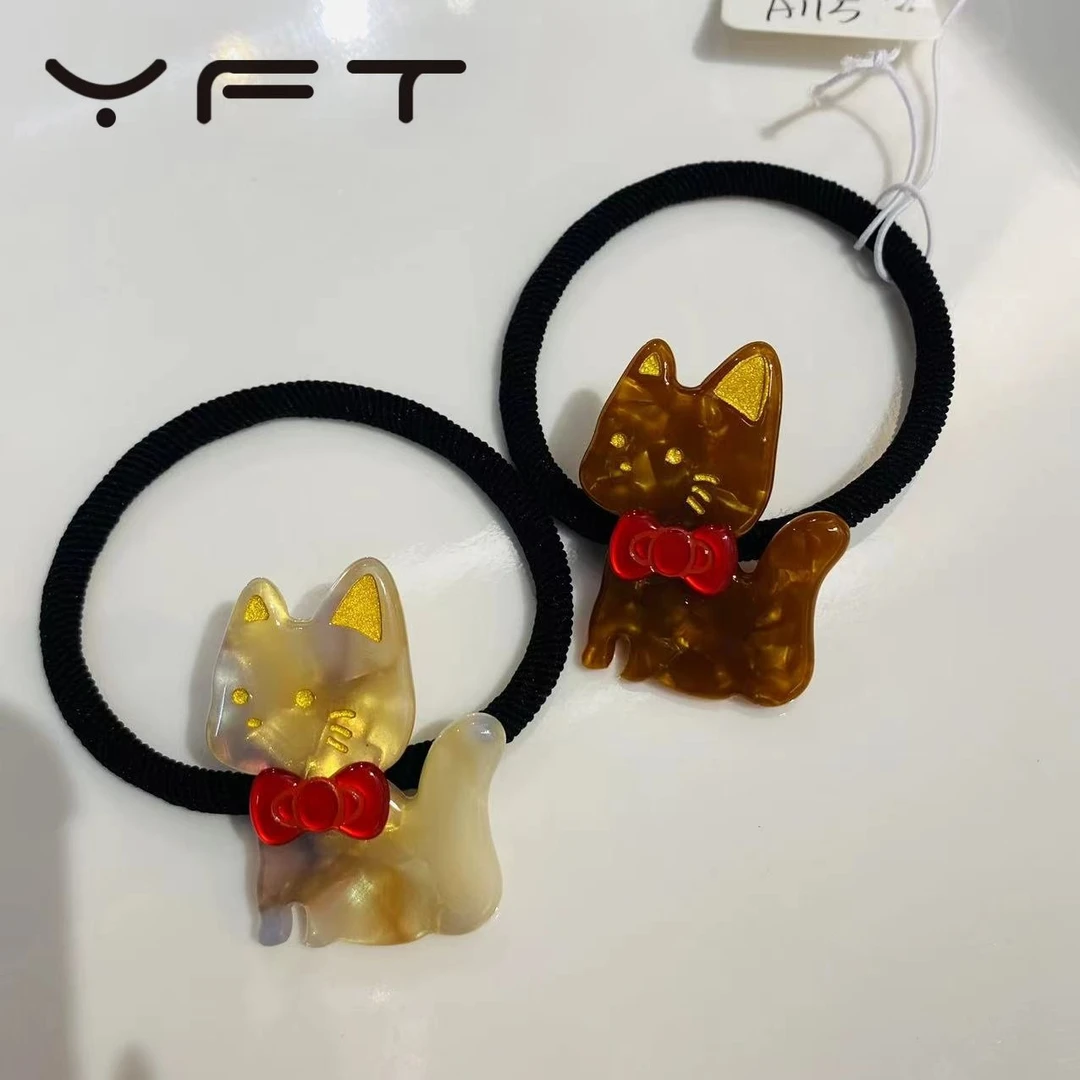 YFT时尚小猫简约发圈发绳A115
