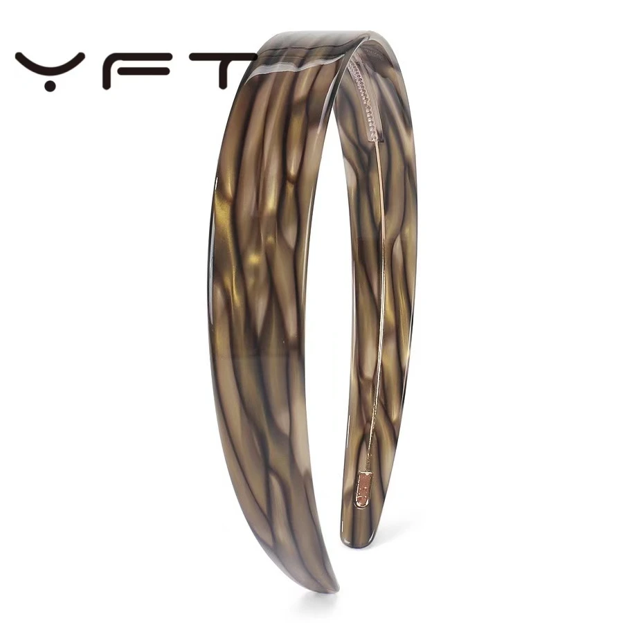 YFT醋酸2.2cm宽复古发箍女M032