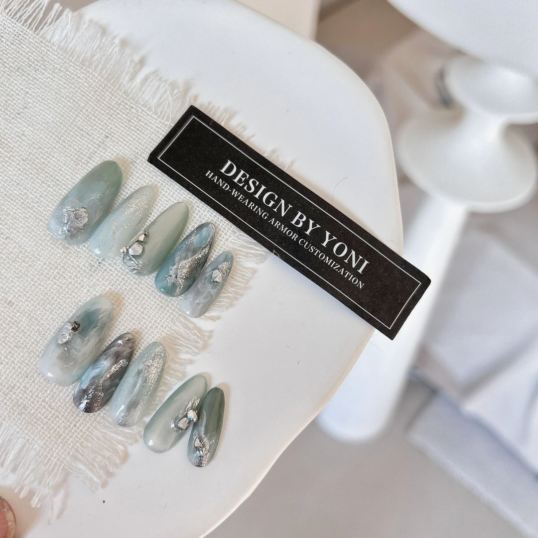 YOUNI  F35格林那达原创晕染手工定制穿戴甲定制款ins风气质