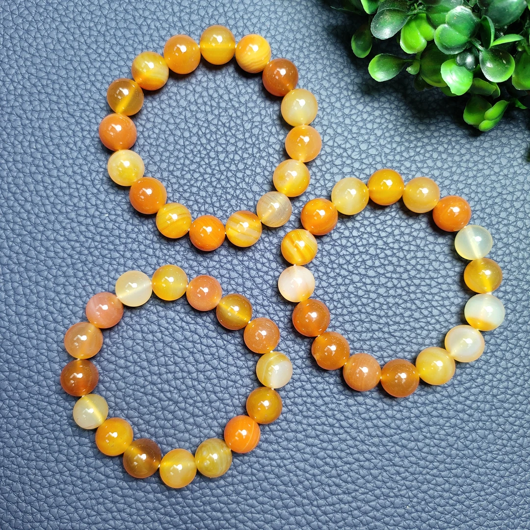 YS024【福佑多】赤金红玛瑙手串卡12多样性发货拍一发一