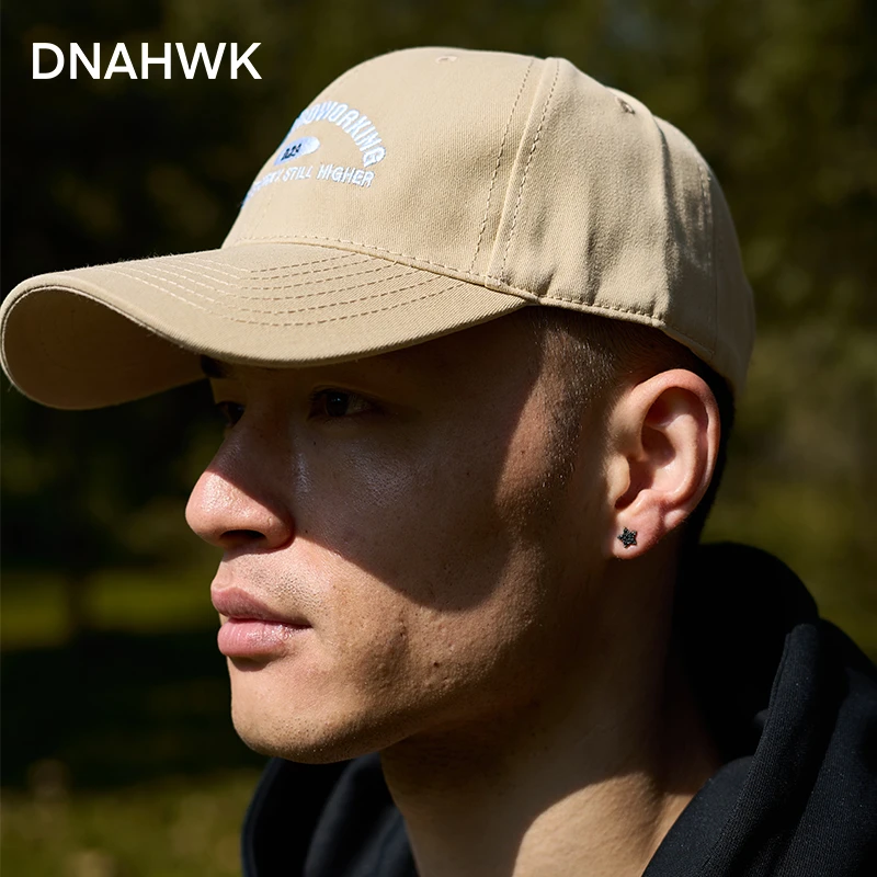DNAHWK时尚ins棒球帽户外百搭街头纯棉潮流复古简约深帽顶鸭舌帽