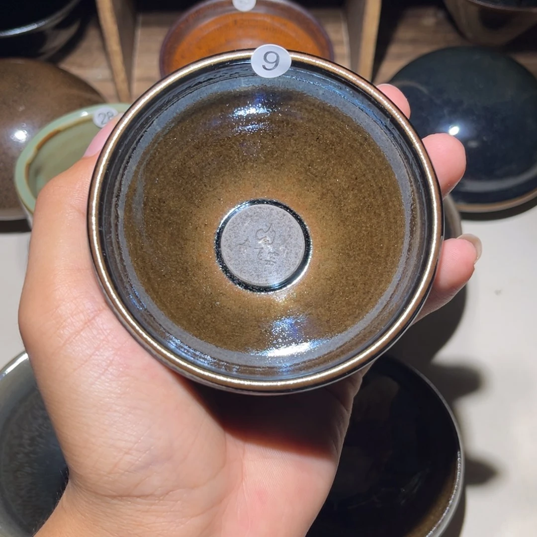 茶盏建窑建盏茶器作品9