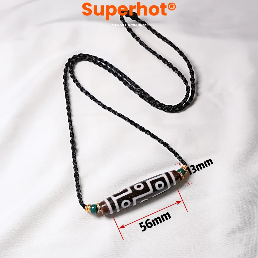 岚宫措|九眼天珠项链 L427