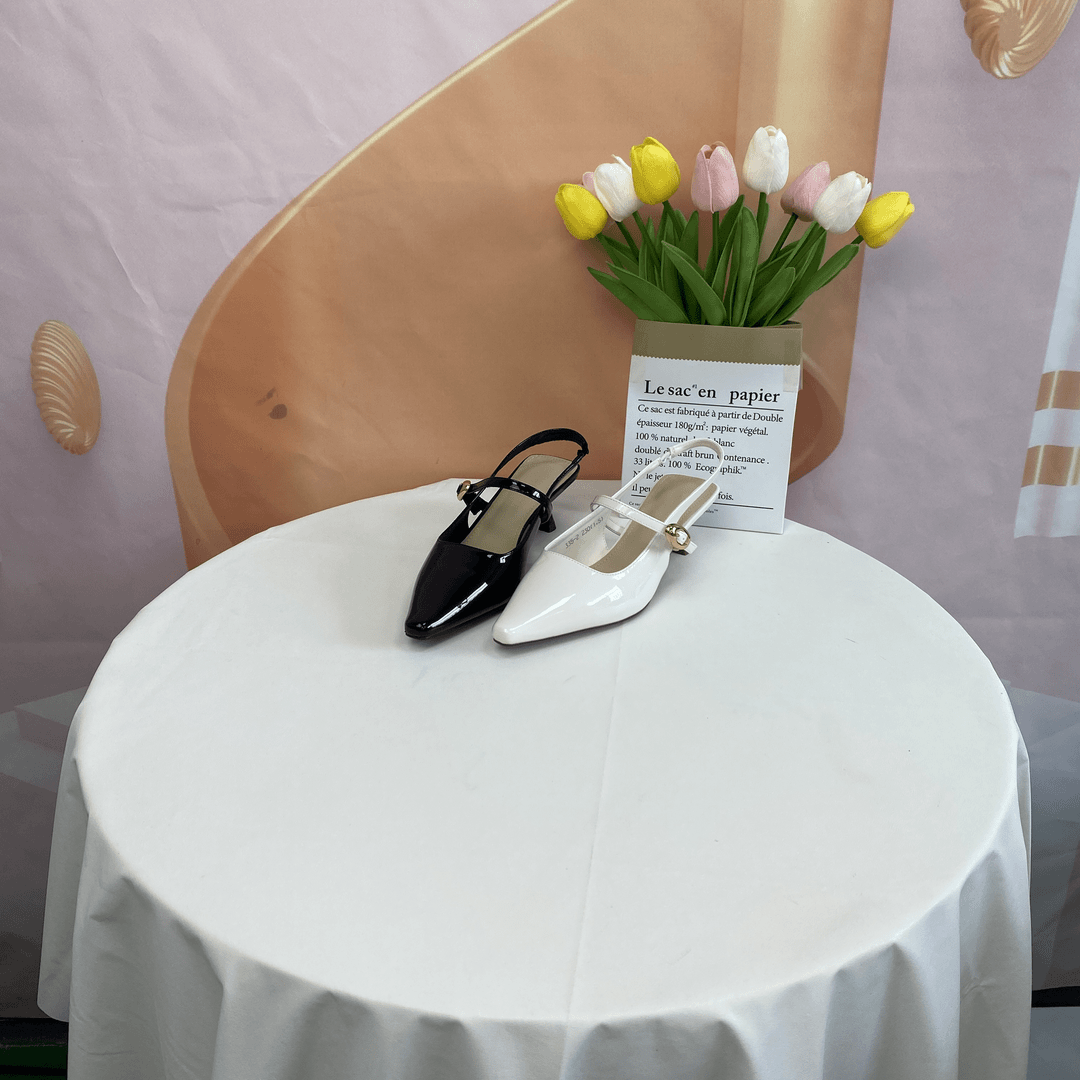 335-2时尚气质新款细跟后空单鞋F