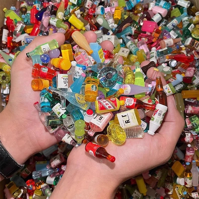 仿真食玩diy百货配件迷你食物饮料瓶小酒瓶儿童过家家小玩具模型