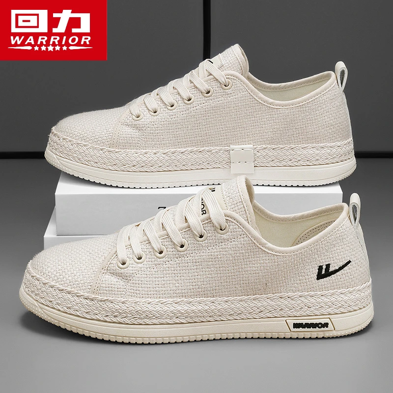 回力帆布鞋男2025年新款冬季透气潮流板鞋男士一脚蹬运动休闲布鞋