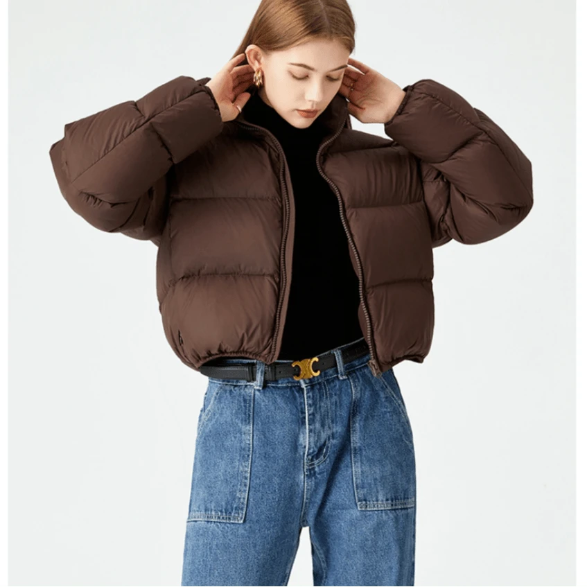 木樱短款3色90A轻奢外套女潮99910青春休闲保暖-YZB