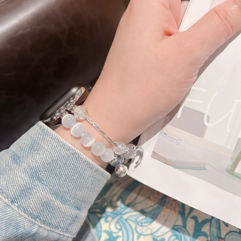适用iwatchS10苹果手表表带S9女applewatch76SE手链华强北高级感8