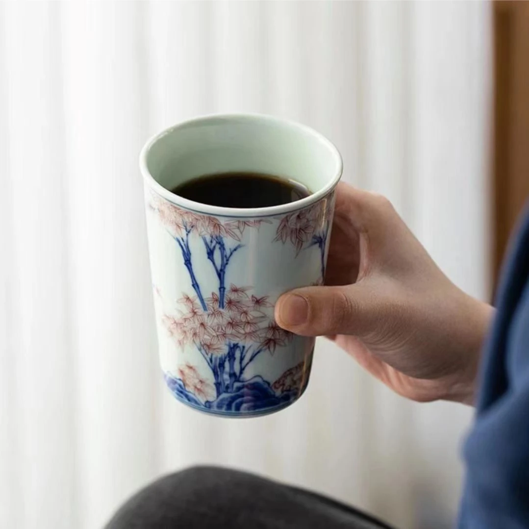 仿古青花可乐杯