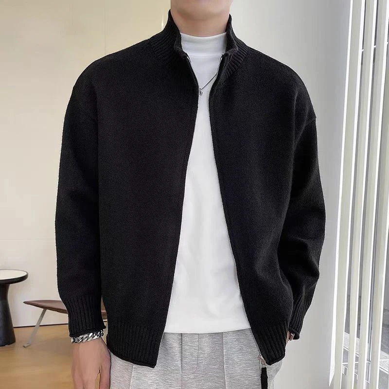 601-700冬休闲服男士保暖宽松中青年外套男上衣潮流百搭纯色时尚