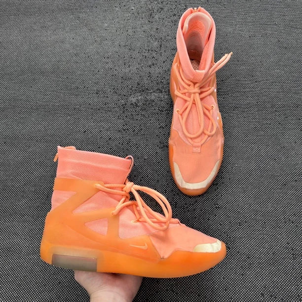 Nike fog 橙/44.5码/二手/无盒配件/鞋边裂痕/鞋带瑕疵/后跟缝线