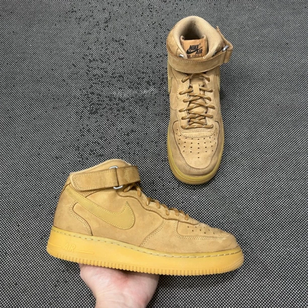 空军一号 af1 小麦 中帮/41码/二手/无盒/复古板鞋/市价699