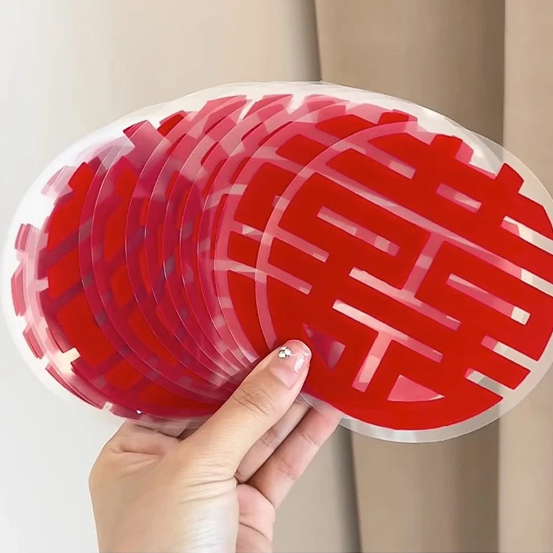 结婚专用喜字贴婚礼玻璃窗户静电贴囍字窗花贴纸婚房柜子楼梯布置