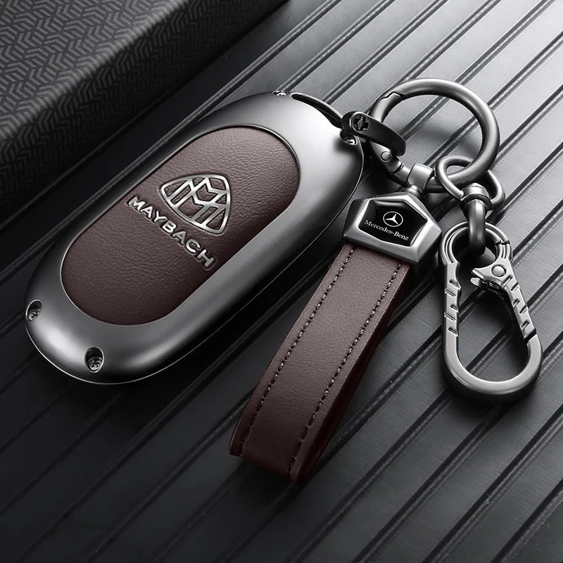 适用迈巴赫钥匙套s480奔驰s级s450l包580壳s500l扣gls24款c260l车