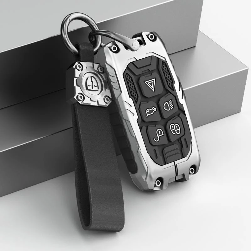 路虎钥匙套极光揽胜卫士110发现5/4运动版星脉神行改装配件车壳扣