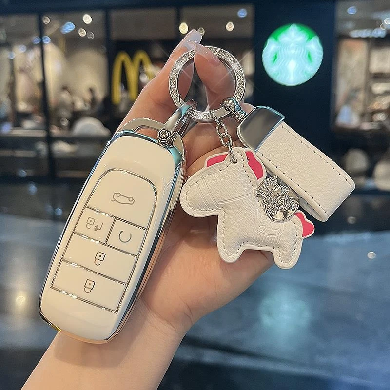 广汽传祺钥匙套埃安AionS/V/Yplus/LX埃安S炫魅630高档车包扣壳