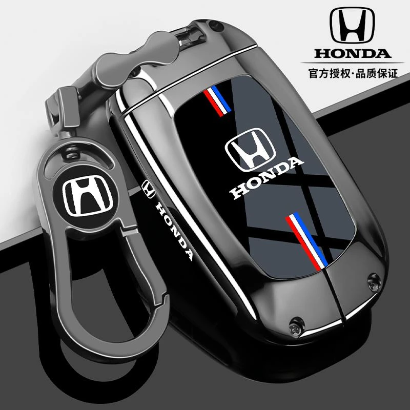 适用本田crv钥匙套雅阁思域xrv皓影凌派型格缤智汽车思铂睿壳扣男