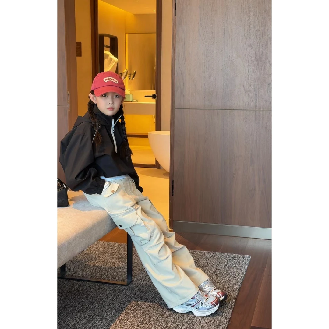 泡妈童装 【酷酷的孩子】2024春秋儿童女童休闲时尚外套002