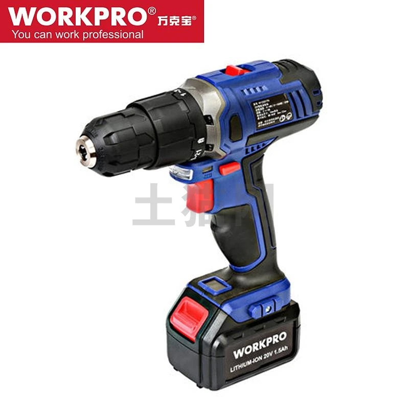 20V锂电钻手电钻充电电动螺丝刀起子机家用电动工具电钻一电一充