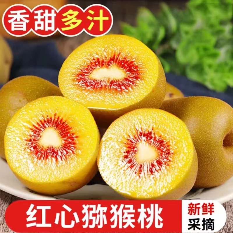 【坏果包赔】四川红心猕猴桃奇异果新鲜水果产地直发6-30个精品香甜