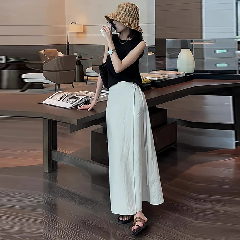 轻奢女装高级感时尚套装夏季2025网红甜美t恤气质半身裙子两件套