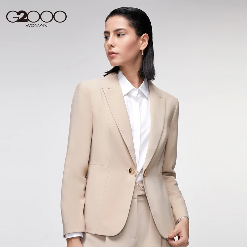 *G2000女装新款高端西装设计感纽扣小众气质炸街小西服16212154
