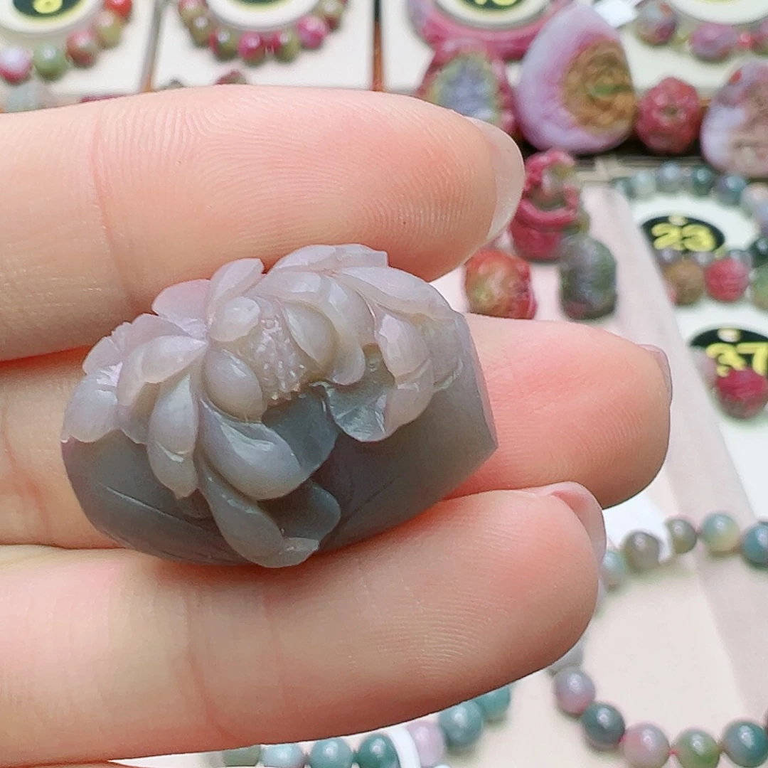 石英质玉盐源玛瑙定制未镶嵌费*