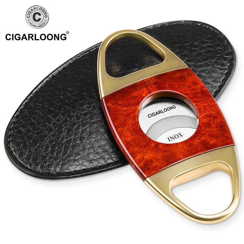 CIGARLOONG茄龙雪茄剪雪茄刀克虏伯不锈钢锋利刀刃旅行便携礼盒装
