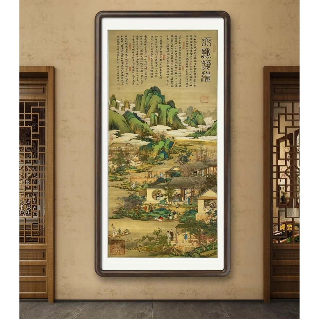 林栋老师作品《 天朗气清 》托底无框