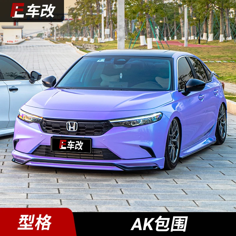 适用于型格AK小包围一体式前唇侧裙后扰流后唇尾嘴排气管