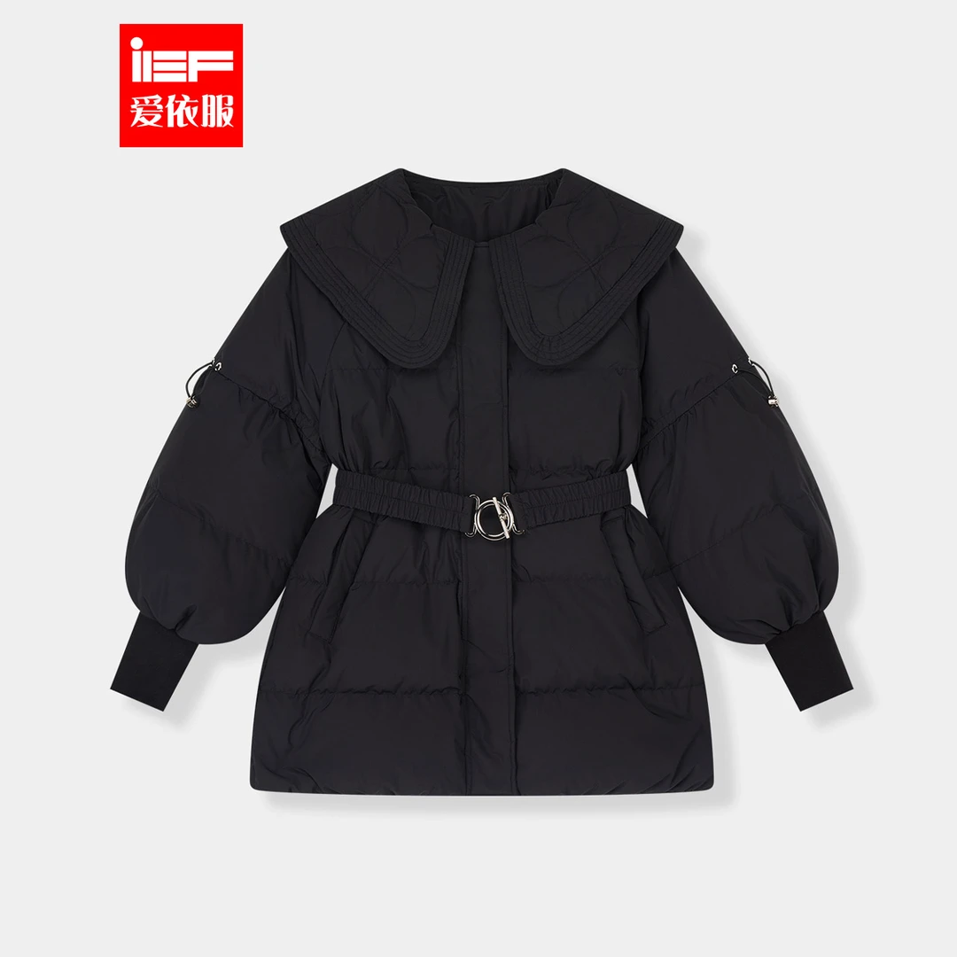 IEF/爱依服热力感冬季新款韩版甜美风通勤百搭保暖羽绒外套