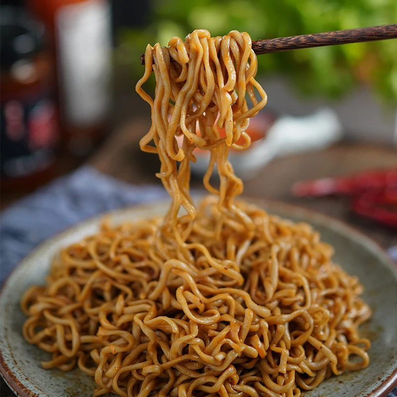 焱卡荞麦方便面0脂肪免煮非油炸拌泡面代餐主食粗粮杂粮整箱45g