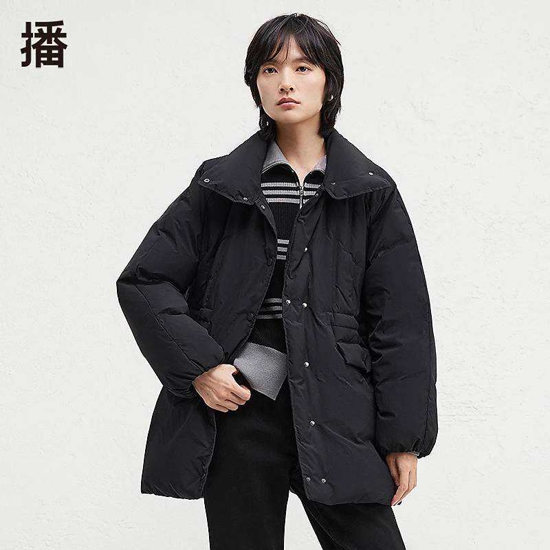 【达人专属现货】播保暖舒适高领羽绒服DDR4RD5129