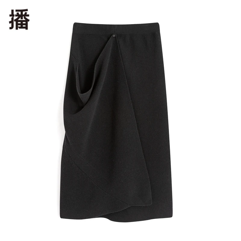 【达人专属】播针织半裙 折叠世界 DDP4BD4525