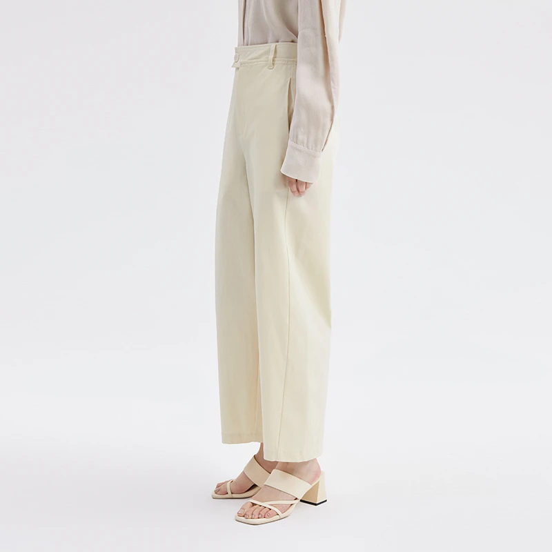 【达人专属】播宽松阔腿通勤裤子DDQ2KD5011