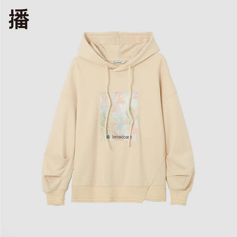 【达人专属现货】播百搭女款运动简约圆领卫衣BDQ3VD0511