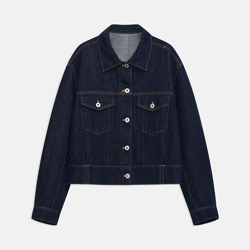 播防晒系列出街时尚复古潮流休闲百搭宽松牛仔短外套DDR2WD5670