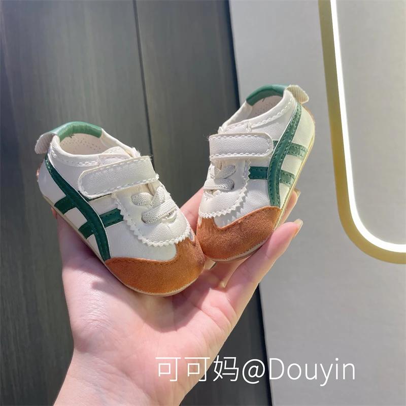 春秋婴幼儿宝宝0一1岁3-6个月男宝宝女拼色休闲运动鞋软底学步鞋