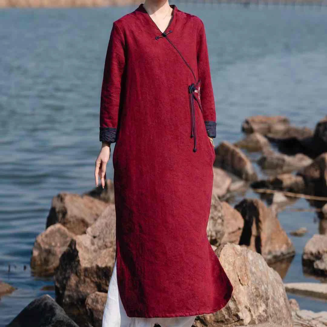 （初秋）国风改良旗袍连衣裙古风民族风