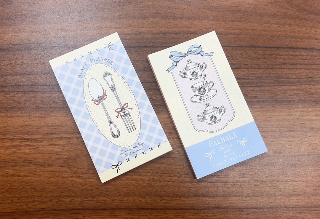 【书慧文具】A6p勺子和叉子120克 手账 95*170mm 双面异色40张/本