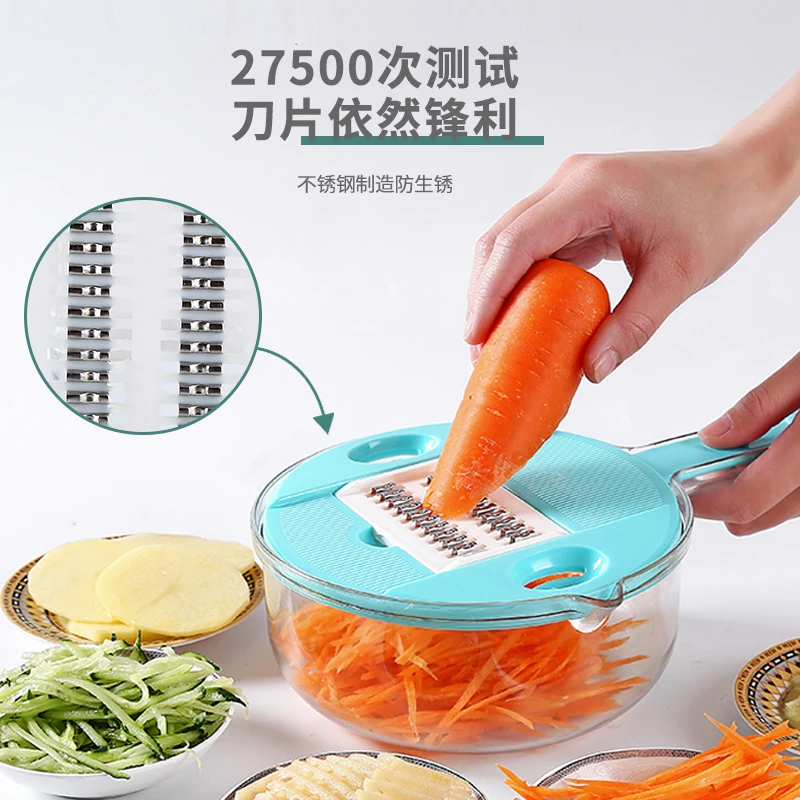多功能切菜器土豆丝切丝神器刨丝器切片器擦菜用品家用刮丝擦丝器