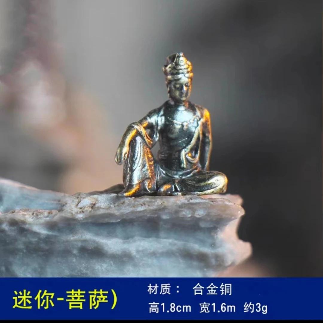 绿植盆景摆件菩萨无相佛礼仪佛景观造景奇石鱼缸枯山水