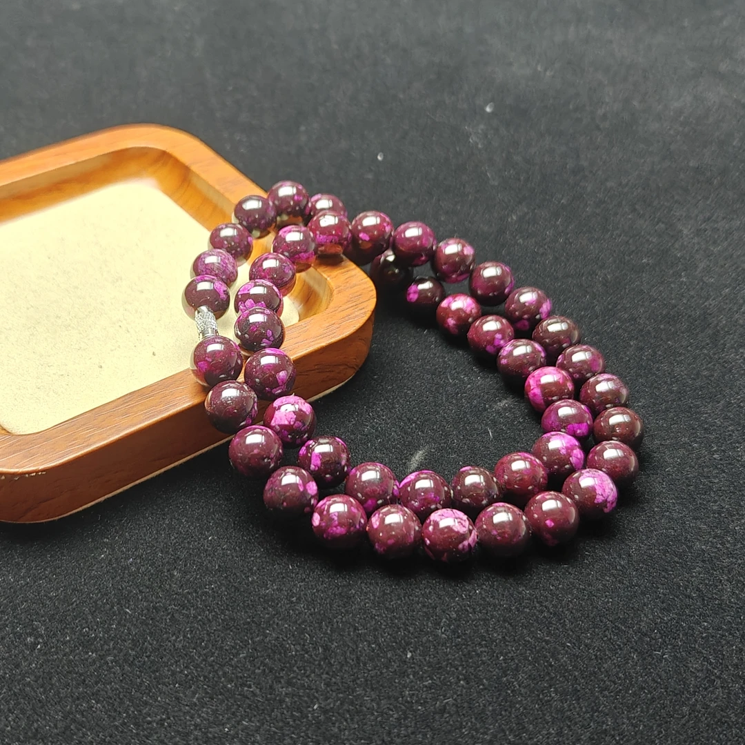 [停业清货]南非紫俱来樱花粉10m妈妈链-331-多样性发一