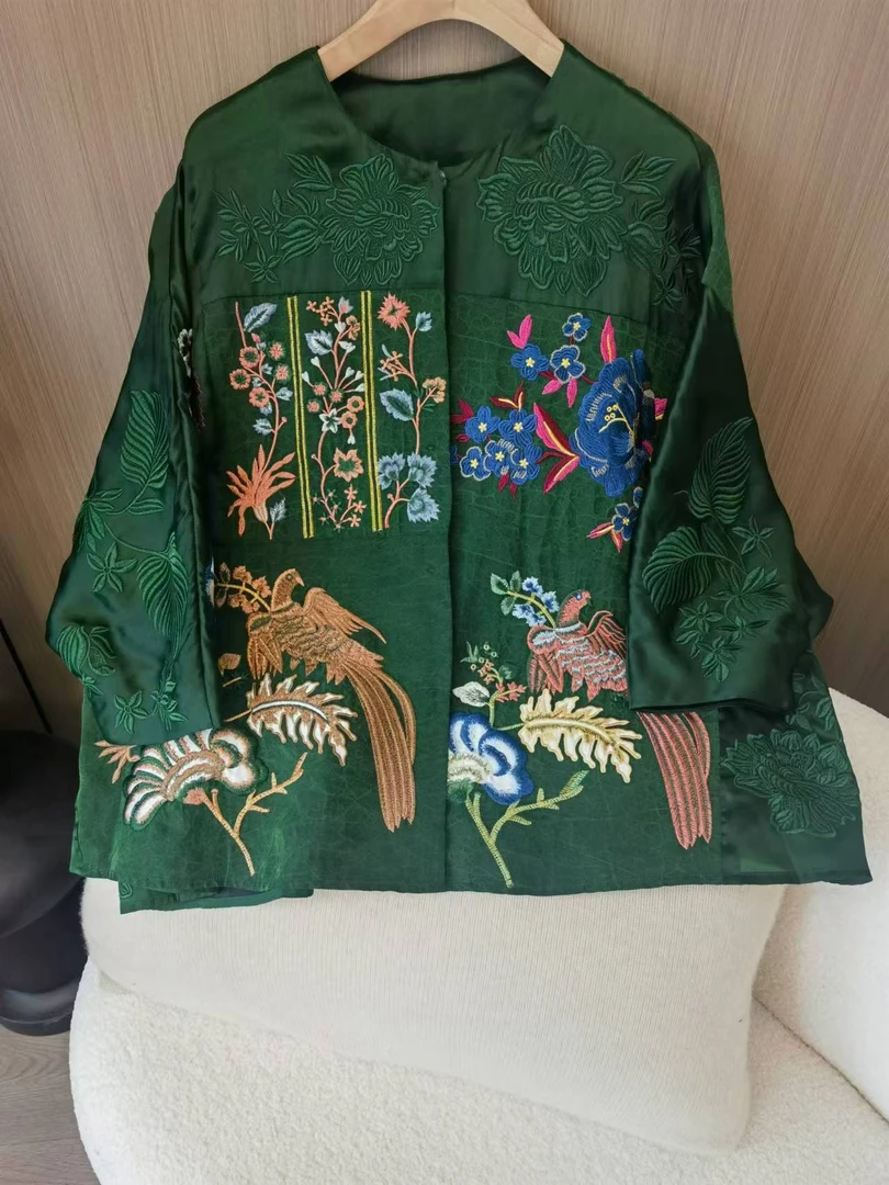 【怀桑】夏家重工刺绣新中式国风春夏款上衣